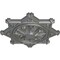 Ekena Millwork Antilles Ceiling Medallion (Fits Canopies up to 6"), Hand-Painted Silver, 38 1/4"OD x 1 1/2"P CM38ANSLS - alternate 2
